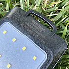 Павербанк на сонячній батареї 20000mAh Solar Power Bank 2 USB порту, для телефону з ліхтариком, фото 5