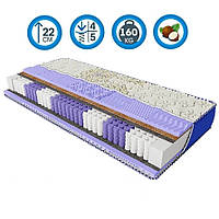 Ортопедичний матрац Arabeska Organza / Арабеска Органза з незалежним пружинним блоком та кокосовою койрою