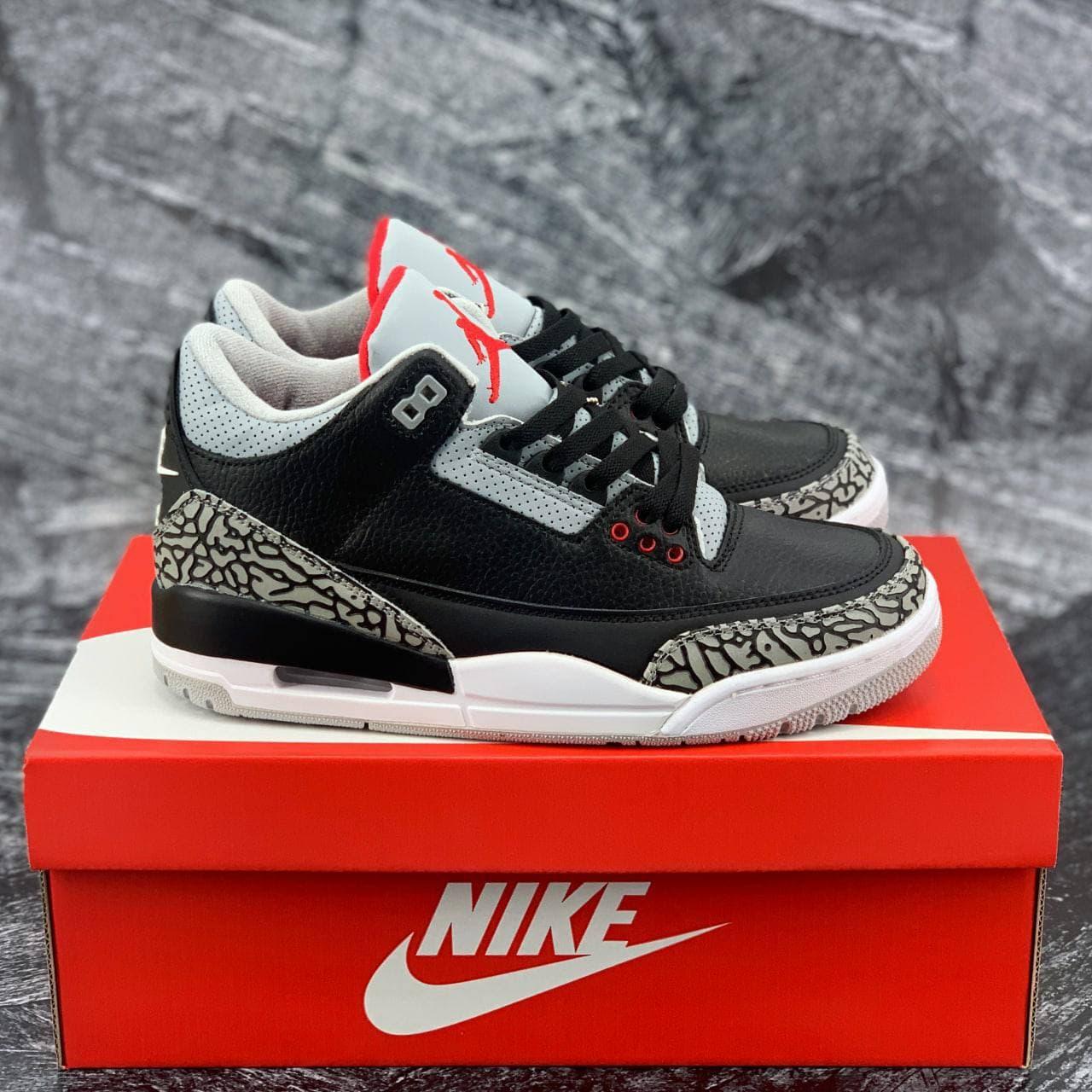 Чоловічі кросівки Nike Air Jordan Denim Black (чорні із сірим і червоним) модні демісезонні кроси PD7043 топ, фото 1