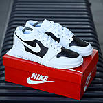 Чоловічі кросівки Nike Air Jordan 1 Low Panda (білі з чорним) повсякденні кроси 2024 Найк топ, фото 8