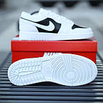 Чоловічі кросівки Nike Air Jordan 1 Low Panda (білі з чорним) повсякденні кроси 2024 Найк топ, фото 3