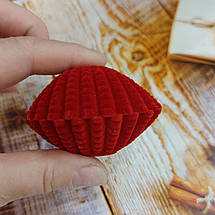 Футляр оксамитовий під кільце морська мушля, фото 5