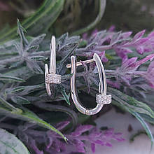 Цвях, Гвіздок, Цвяшок, Сережки жіночі в стилі Картьє