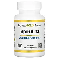 Спирулина органическая California Gold Nutrition Spirulina AstraBlue Complex Blend 60 таб.