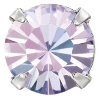 Пришивні стрази в цапах Preciosa (Чехія) ss29 Crystal Vitrail Light/срібло