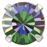 Пришивні стрази в цапах Preciosa (Чехія) ss20 Crystal Vitrail Medium/срібло