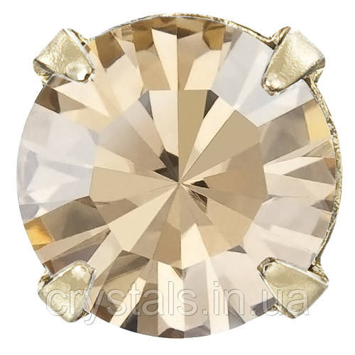 Пришивні стрази в цапах Preciosa (Чехія) ss20 Crystal Golden Honey/золото