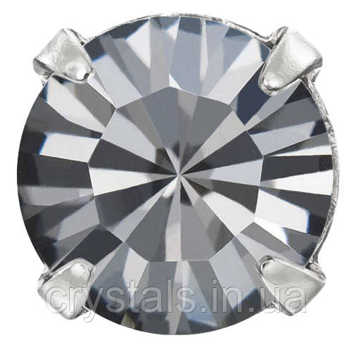 Пришивні стрази в цапах Preciosa (Чехія) ss39 Crystal Nightfall/срібло