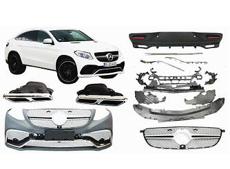 Тюнінг обвіс Mercedes GLE Coupe C292 стиль GLE63 AMG
