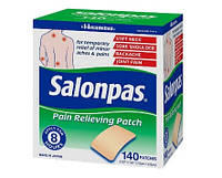 Обезболивающий пластырь Салонпас Hisamitsu Salonpas Pain Relieving Patch Япония 140 шт.