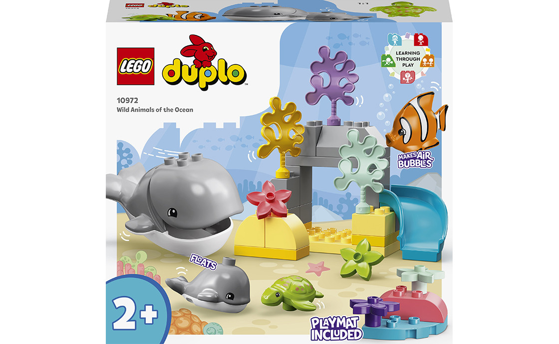 LEGO Duplo Дикі тварини океану 32 деталі (10972), фото 1