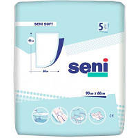 Пеленки для младенцев Seni Soft 90x60 см 5 шт (5900516690328) - Вища Якість та Гарантія!