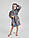 Дитячий махровий халатик для дівинки на запах з капюшоном лола, фото 6