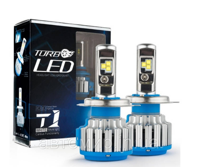 Комплект Led ламп T1 H3 6000k 12\24