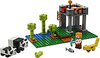 LEGO Minecraft Розплідник панд 204 деталі (21158), фото 4