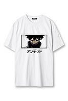 Аниме футболка в японском стиле харадзюку с принтом