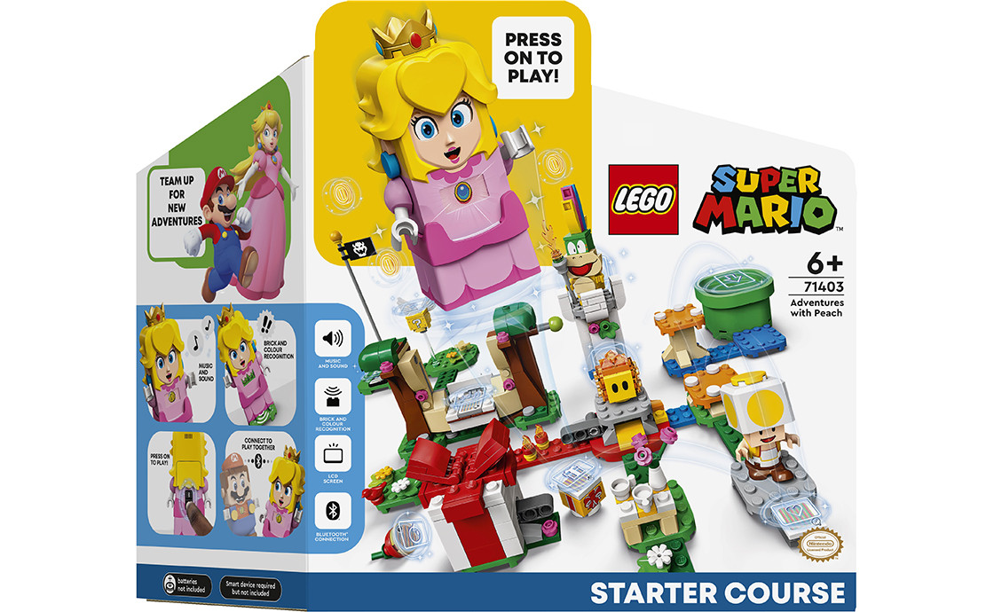 LEGO Super Mario Стартовый Набор «Приключения Вместе с Пич» 354 Детали ...