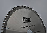Диск пильний 250х3.2х2.2х80Тх32, фото 2