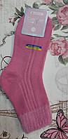 Женские носки Loncame Comfort из ангоры Angora Line розовые