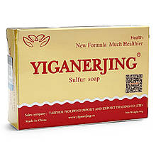 Мило від псоріазу "Yiganerjing" антибактеріальний для всіх видів проблемної шкіри (84 гри)