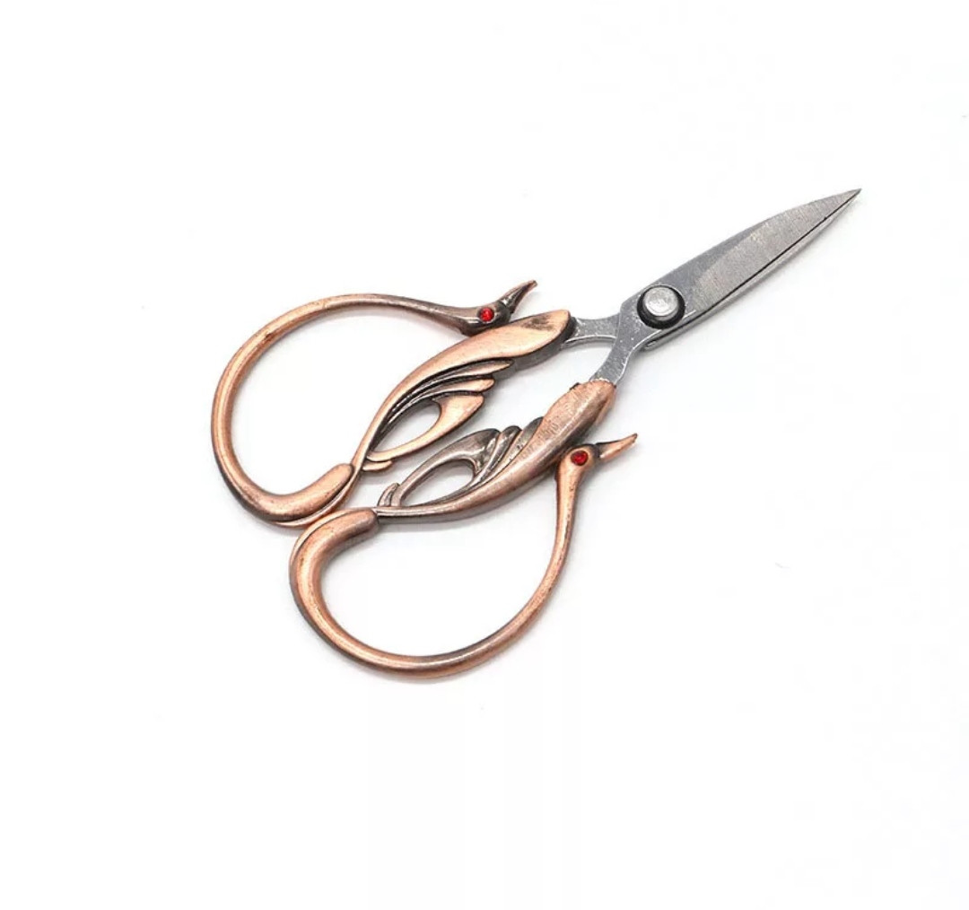 Ножиці для шиття та рукоділля "Elegant Diamond" колір мідь 10,5 см (6274), фото 1