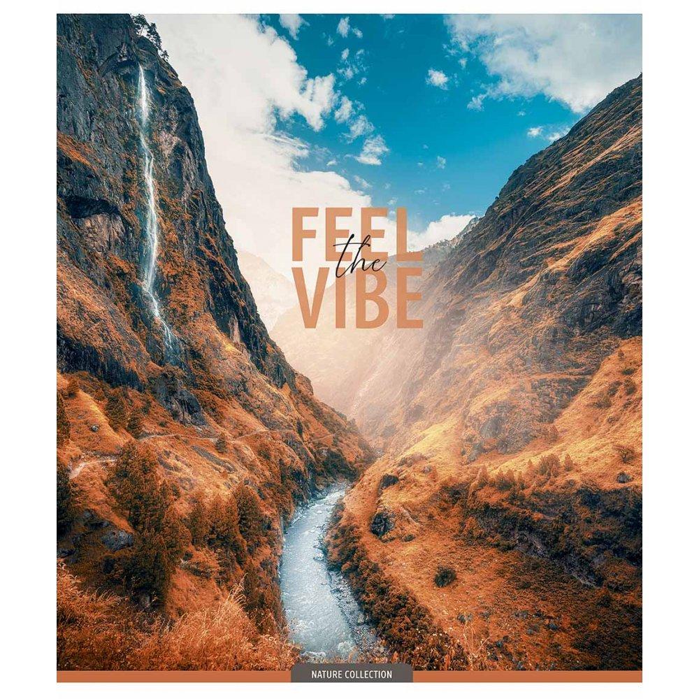 Зошит 48арк. кліт. Школярик "Feel the vibe" УФ-лак №048-3062K(10)(100)