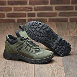 Кросівки Тактичні Чоловічі Натуральна шкіра Хакі, фото 8
