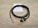 Ендоскоп 3,9 мм 1 метр USB, microUSB, Type C, фото 6