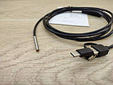 Ендоскоп 3,9 мм 1 метр USB, microUSB, Type C, фото 5