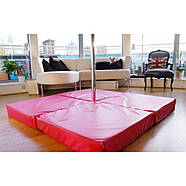 Мат для пилону Tia-Sport Pole Dance Грація-3 140х140х10 см, фото 6