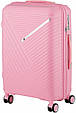 Пластикова валіза середня 2E Sigma 61 л рожева, фото 2