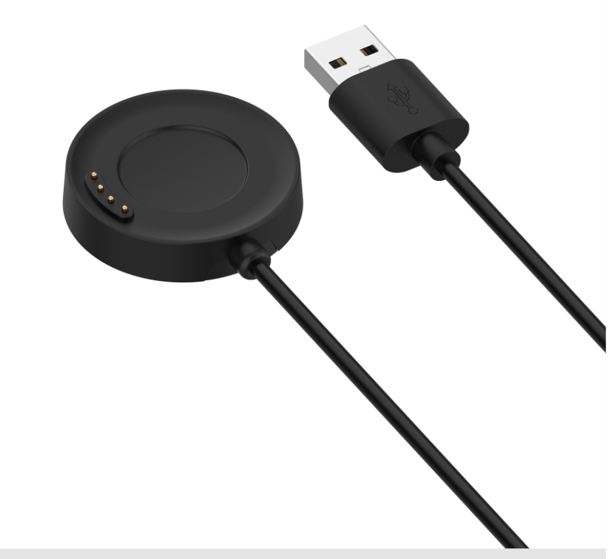 Зарядний пристрій DK кабель (1m) USB для Xiaomi Amazfit 3 Stratos (A1928) (black), фото 1