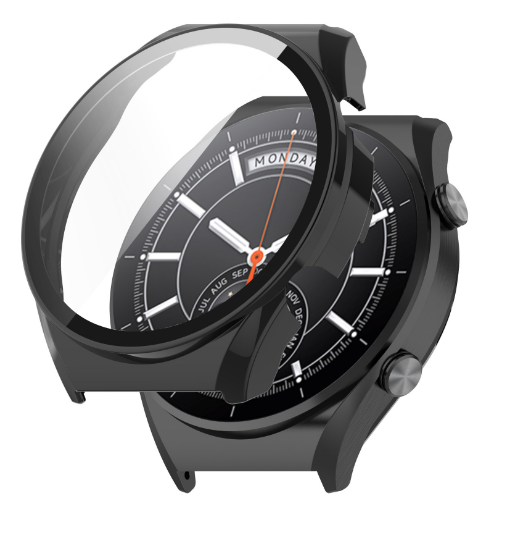 Чохол-накладка DK Пластик Glos Glass Full Cover для Xiaomi Watch S1 (black)