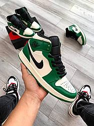 Чоловічі кросівки Nike Air Jordan 1 Retro Green-White