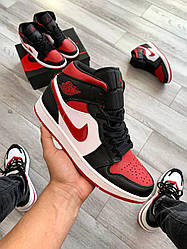 Кросівки Air Jordan 1 Retro Black Red White