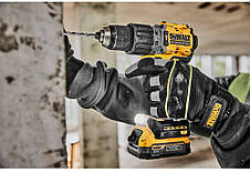 Дриль-шурупокрут акумуляторний безщітковий ударний DeWALT DCD805E2T, фото 4