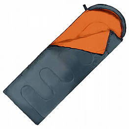 Спальний мішок (спальник) ковдра SportVida SV-CC0065 +2...+ 21 °C R Navy Green/Orange