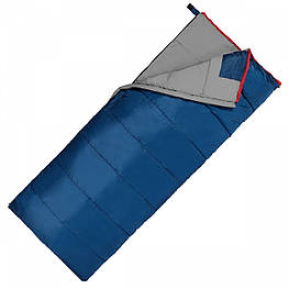 Спальний мішок (спальник) ковдра SportVida SV-CC0066 -3...+ 21 °C R Blue/Grey