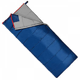 Спальний мішок (спальник) ковдра SportVida SV-CC0067 -3...+ 21 °C L Blue/Grey