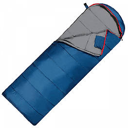 Спальний мішок (спальник) ковдра SportVida SV-CC0070 -3...+ 21 °C R Blue/Grey