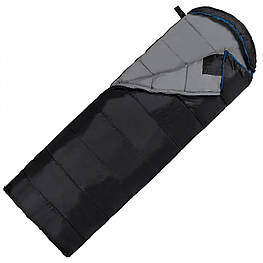 Спальний мішок (спальник) ковдра SportVida SV-CC0072 -3...+ 21 °C R Black/Grey