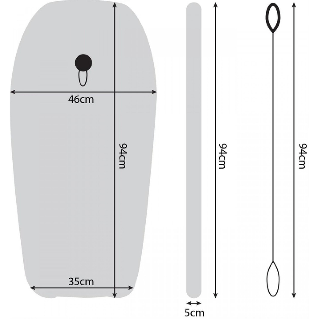 Бодиборд-доска для плавания на волнах SportVida Bodyboard SV-BD0001-6 - фото 5 - id-p1663011740