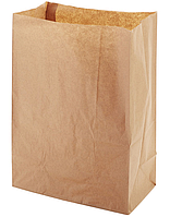 Пакет бумажный прямоугольное дно без ручек 280х140х420 мм 70 г/м2 100 шт/уп крафт для доставки сетов суши, WOK