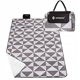 Килимок для пікніка та кемпінгу складаний Springos 220 x 180 см PM010