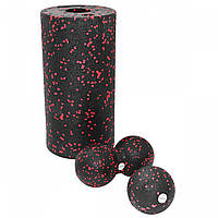 Масажний набір SportVida (Ball 08, Duoball 08 і Foam Roller 30) SV-HK0309, фото 5
