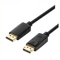 Кабель Prologix DisplayPort - DisplayPort V 1.2 (M/M), 1 м, Black (PR-DP-DP-P-03-30-1m)