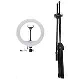 Стійка журавель з кільцевою лампою 30 см для зйомки flatlay, фото 3