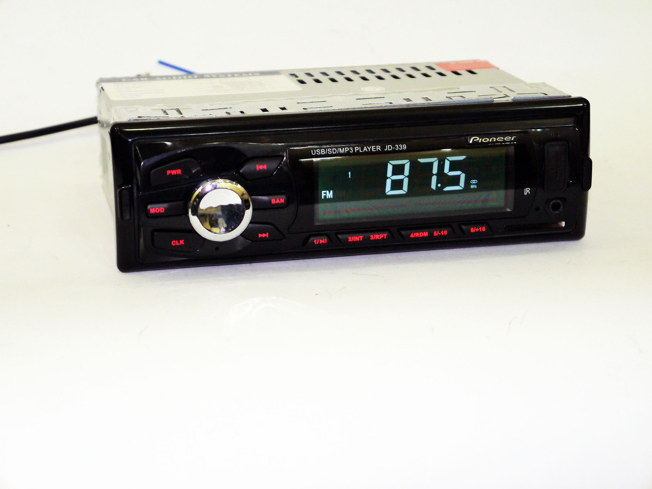 Автомагнітола JD-339 ISO USB+SD+FM+AUX+ пульт (4x50W)
