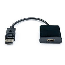 Перехідник DisplayPort-HDMI Atcom 0,1m Black