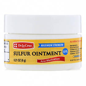 Мазь сірчана від Акне DeLaCruz Sulfur Ointment 10% 6 g